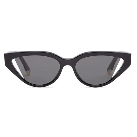 fendi crystal cat eye sunglasses black|eyewear fendi glasses frames.